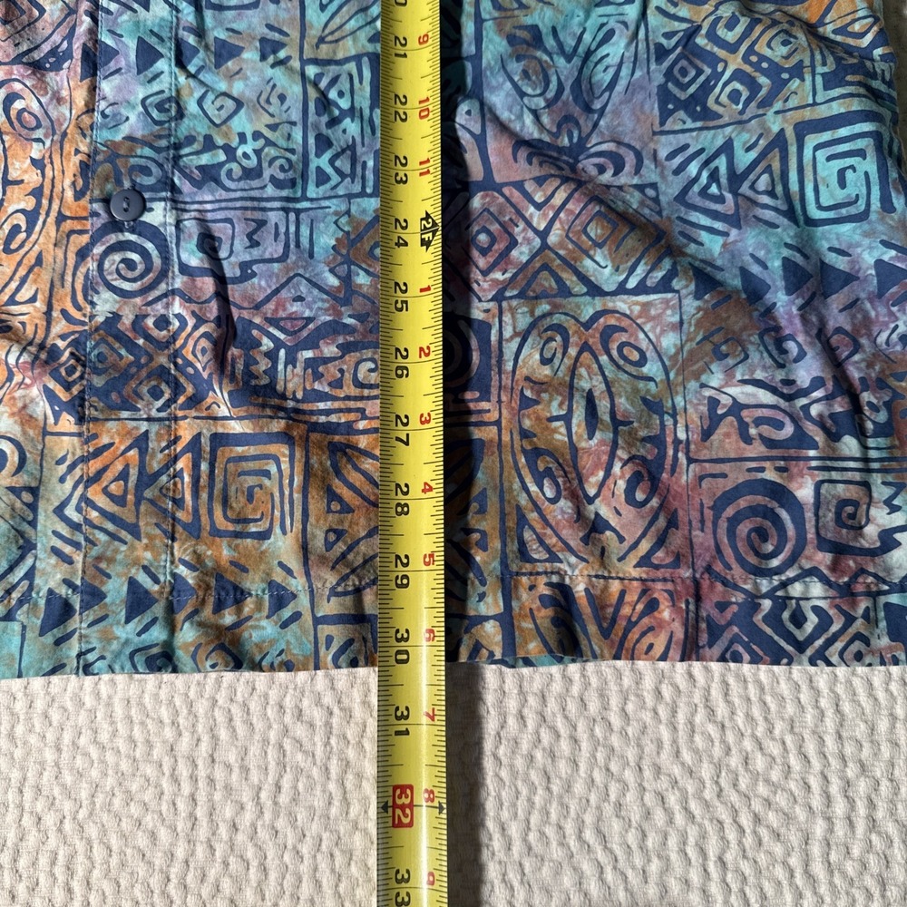 Rum Reggae Shirt Men XL Hawaiian Aloha Colorful Short Sleeve - Picture 7 of 8